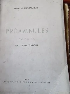 Preambules, poemes - Sandu Tzigara Samurcas