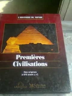 PREMIERES CIVILISATIONS  DES ORIGINES A 970 AVANT-J.C  (CARTE IN LIMBA FRANCEZA)
