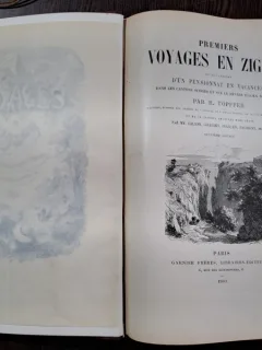 Premiers voyages en Zigzag ou excursions dun pennsionat en vacances - R. Topffer
