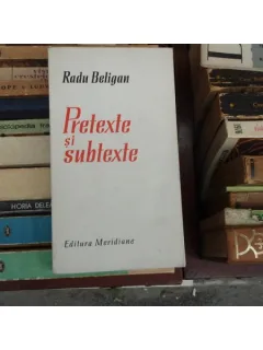 PRETEXTE SI SUBTEXTE , RADU BELIGAN