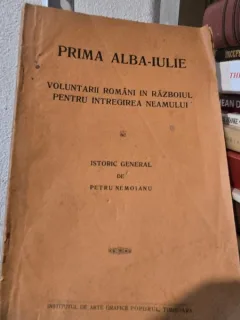 Prima Alba-Iulie. Voluntarii romani in razboiul pentru intregirea neamului - Petru Nemoianu
