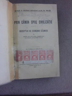 Prin camin spre civilizatie, indreptar de economie casnica - Maria Int-colonel Dobrescu