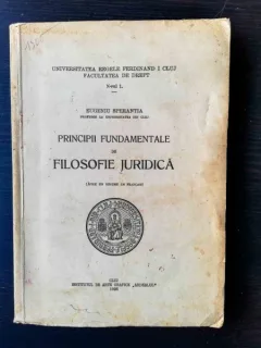 PRINCIPII FUNDAMENTALE DE FILOSOFIE JURIDICA - EUGENIU SPERANTIA