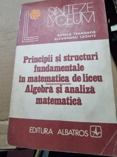 Principii si structuri fundamentale in matematica de liceu. Algebra si analiza matematica - Rodica Trandafir