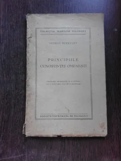 PRINCIPIILE CUNOSTINTEI OMENESTI - GEORGE BERKELEY