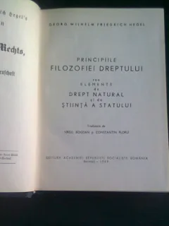 PRINCIPIILE FILOZOFIEI DREPTULUI - HEGEL
