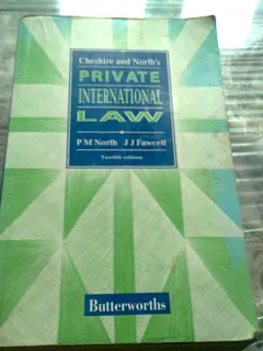 PRIVATE INTERNATIONAL LAW - P.M. NORTH  (carte in limba engleza)