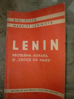 Lenin - Problema agrara si