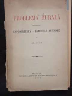 PROBLEMA RURALA - ST. ANTIM
