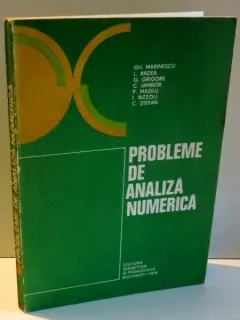 PROBLEME DE ANALIZA NUMERICA DE GH . MARINESCU .... C. STEFAN , 1978