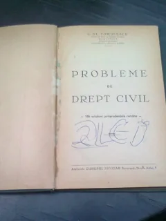 PROBLEME DE DREPT CIVIL - C.ST. TOMULESCU