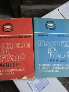 Probleme de fizica pentru liceu - Gabriela Cone 2 volume