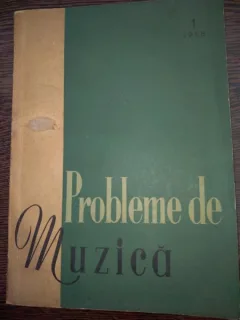 Probleme de muzica 1958 nr 1