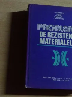 PROBLEME DE REZISTENTA MATERIALELOR-I.DEUTSCH-I GOIA SI ALTII