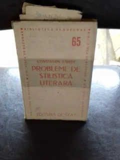 PROBLEME DE STATISTICA LITERARA - CONSTANTIN VARTET