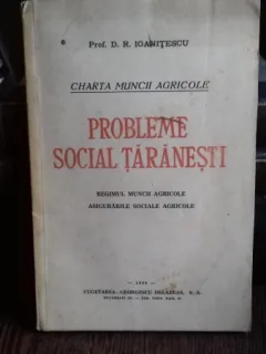 Probleme social taranesti - Prof.D.R.IOANITESCU,