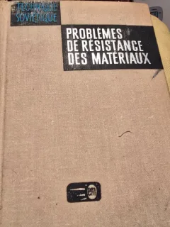 Problemes de resistance des materiaux, technique sovietique