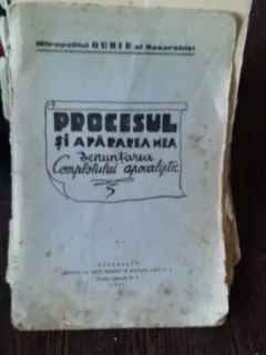 PROCESUL SI APARAREA MEA - GURIE AL BASARABIEI