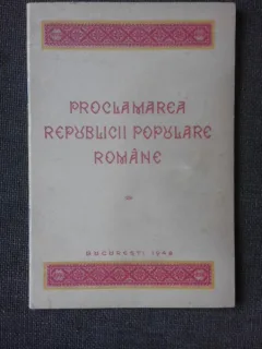 PROCLAMAREA REPUBLICII POPULARE ROMANE
