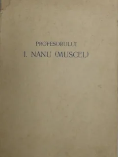 Profesorului I. Nanu (Muscel)