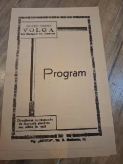 Program Teatru Cinema Volga