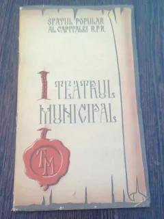 PROGRAM TEATRUL MUNICIPALAL CAPITALEI RPR, STAGIUNEA 1955-56