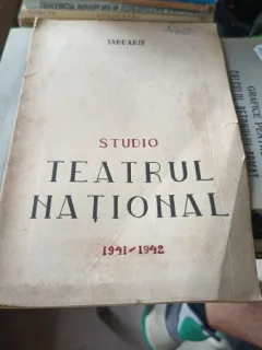 PROGRAM TEATRUL NATIONAL, SALA STUDIO, STAGIUNEA 1941-1942, LUNA IANUARIE