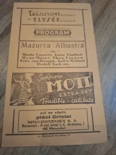Program Trianon si Elysee