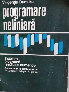 Programare neliniara - Vincentiu Dumitru