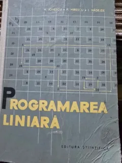 Programarea liniara - H. Ionescu, P. Mirescu, I. Nadejde