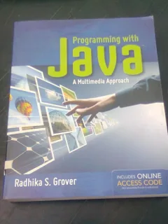 PROGRAMMING WITH JAVA - RADHIKA S. GROVER  (TEXT IN LIMBA ENGLEZA)