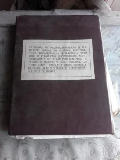 PROGRAMUL OPTIMIZAREA CONDUCERII SI PLANIFICARII AGRICULTURII IN PROFIL TERITORIAL  (CU SEMNATURILE GEOGRAFILOR  TUFESCU SI V. CUCU)