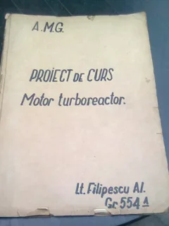 PROIECT DE CURS, MOTOR TURBOREACTOR