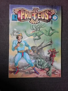 PROTEUS NR.3, SUPLIMENT CARUSEL, REVISTA CU BENZI DESENATE, TEXT IN LIMBA ROMANA