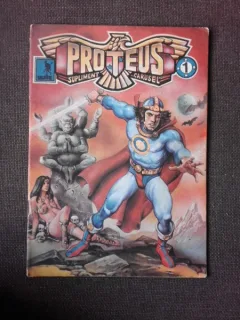 PROTEUS NR.1, SUPLIMENT CARUSEL, REVISTA CU BENZI DESENATE, TEXT IN LIMBA ROMANA