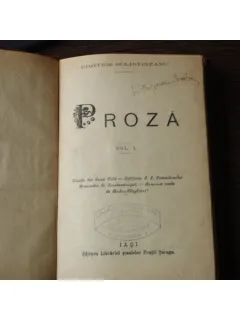 PROZA VOL.I - DIMITRIE BOLINTINEANU