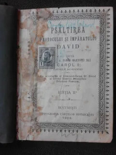 PSALTIREA PROROCULUI SI IMPARATULUI DAVID, EDITIA II-A