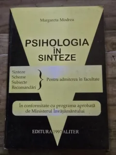 Psihologia in sinteze - Margareta Modrea