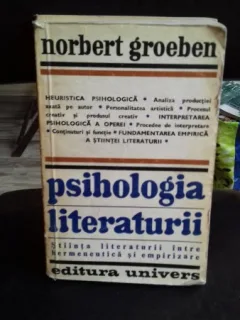 PSIHOLOGIA LITERATURII - NORBERT GROEBEN