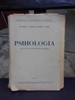 PSIHOLOGIA, MANUAL PENTRU INVATAMANTUL SUPERIOR - AL. ROSCA