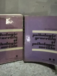PSIHOLOGIE GENERALA SI PSIHOLOGIE SOCIALA - ANA TUCICOV BOGDAN    VOLUMUL 1 SI 2