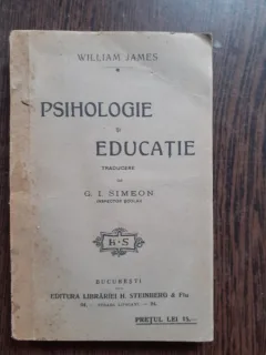 PSIHOLOGIE SI EDUCATIE - WILLIAM JAMES