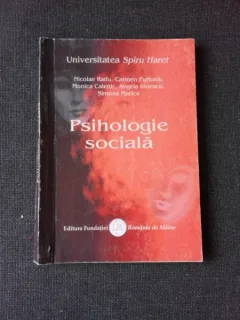 PSIHOLOGIE SOCIALA - NICOLAE RADU SI ALTII