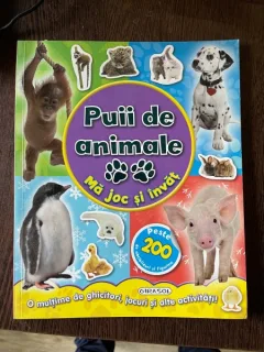 Puii de animale Ma joc si invat