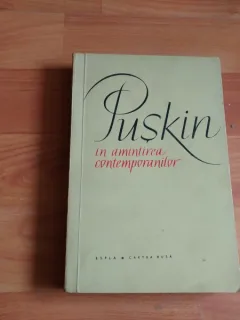PUSCHIN IN AMINTIREA CONTEMPORANILOR- TATIANA NICOLESCU
