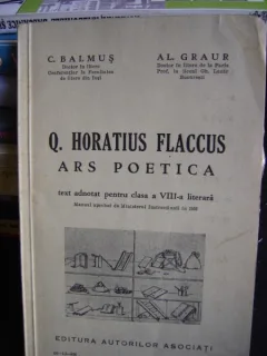 Q. HORATIUS FLACCUS. ARS POETICA DE C. BALMUS