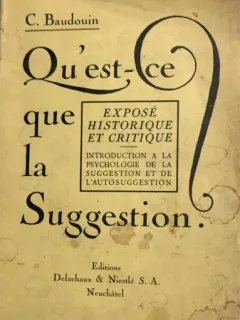 Qu est-ce que la suggestion? - C. Baudouin