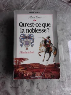 QU'EST-CE QUE LA NOBLESSE? - ALAIN TEXIER  (CARTE IN LIMBA FRANCEZA)