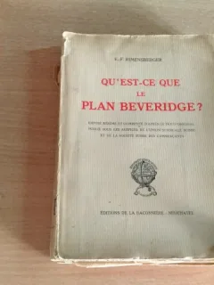 QU'EST-CE QUE LE PLAN BEVERIDGE?-E.F.RIMENSBERGER