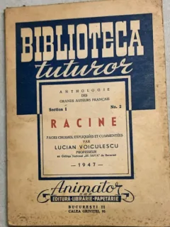 Racine - pages choisies, expliquees et commentees par Lucian Voiculescu